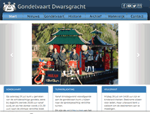 Tablet Screenshot of gondelvaartdwarsgracht.nl